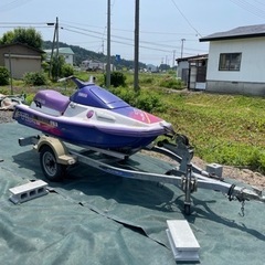 【決まりました】ヤマハ　ジェットスキー　3人乗り　船検付き
