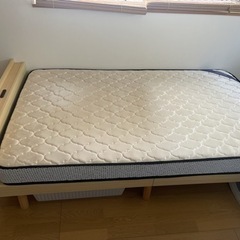 【引渡決定】家具 ベッド セミダブルベッドの画像