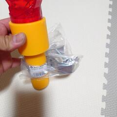 未使用　新品　保安灯　ステー付　道路工事などに。の画像