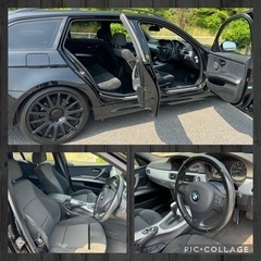 ⭐️人気の黒‼️BMW E320iツーリング Mスポ➕後期型 サンルーフ等　⭐️の画像