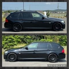 ⭐️人気の黒‼️BMW E320iツーリング Mスポ➕後期型 サンルーフ等　⭐️の画像