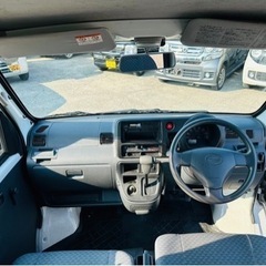 【支払総額22.8万円】11万キロ機関良好！サンバーバン(ハイゼットカーゴ)車検付き即日納車okエアコンバッチリ  ETC 修復歴なし キャリア付きの画像