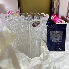 (新品未使用)ボヘミア 花瓶 木箱付き