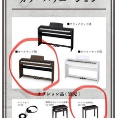 【受け渡し決定しました】電子ピアノ CASIO 椅子付きの画像