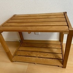 木製ラックの画像