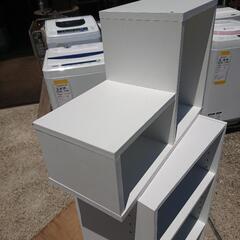 USED【L字ホワイトオープンラック】の画像