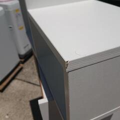 USED【L字ホワイトオープンラック】の画像