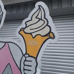 値下げ可 特大 ウルトラマン 販促 日世 ソフトクリーム コーン 店頭 laurel topの画像