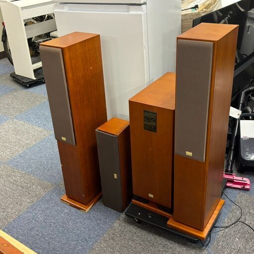 【直接引取限定】千葉市中央区 ONKYO オンキョー オーディオ機器 D-507F D-507C SL-507 ウッド ブラウン ブラック スピーカー トールボーイ型 木目