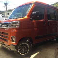 令和5年　3BD-S710V　初度登録年2023年6月　大人気　ダイハツ アトレー　トップグレードRS　ターボ　4WD　走行距離5007キロ　DAIHATSU　HIJET　 ATRAI　RS TURBO 4WD　TONICO　ORANGE　METALLICの画像