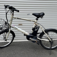 レンタサイクル店で使用していた自転車。Panasonic リトル...