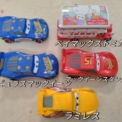 【トミカ】カーズ×4台＆東京ディズニーランド限定ベイマックストミカの画像