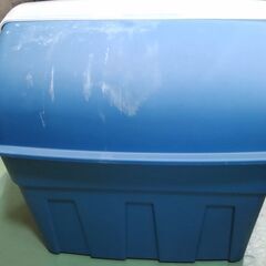 □ ② 日本製 和泉化成 ドーム衣装ケースクリアＢ 9878B 大きなキズあり 幅70㎝ 高さ74cm 奥行50㎝ の画像