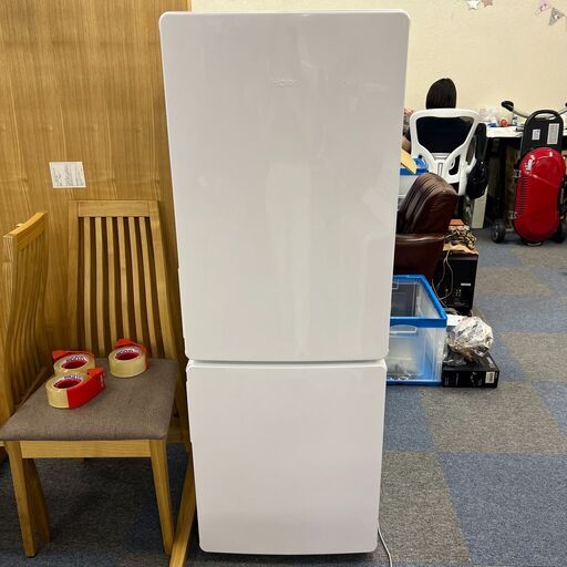 【稼動品】Haier ハイアール ノンフロン冷凍冷蔵庫 JR-NF173C 173L 家庭用家電 冷蔵庫 冷凍庫 ホワイト 2ドア