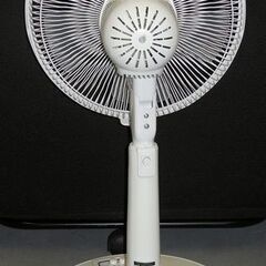 【直接引き取りのみ】2020年製 扇風機 30cm羽 ヤマゼン ホワイト R6-0706-1の画像