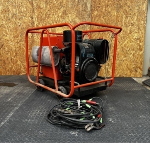 s050960 DAIDEN ダイデン 大電 エンジン溶接機 工業用 ケーブル付き 発電機 発電 工事用 現場 現状品 動作確認済み 引き取り限定 中古品