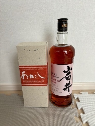岩井　ワインカスク フィニッシュ あかし バーボンバレル 7年
