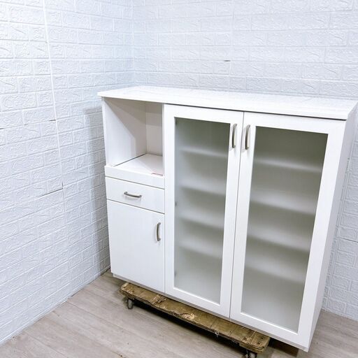 【E017】ニトリ レンジボード キッチンボード 家具 一人暮らし 新生活 E017】ニトリ レンジボード キッチンボード 家具 一人暮らし 新