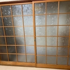 ガラス障子