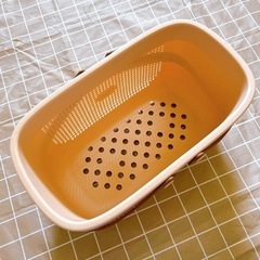 【決まりました★残り1点あります】新品⭐️水切りバスケット　収納 バス ランドリー 多機能　スパバック　お風呂　　の画像