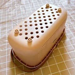 【決まりました★残り1点あります】新品⭐️水切りバスケット　収納 バス ランドリー 多機能　スパバック　お風呂　　の画像