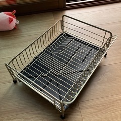ニトリ　水切りかご　シンク　水切りラックの画像