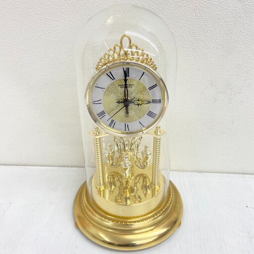 【REGASTOCK 川崎店】MASTER QUARTS マスタークォーツ 置時計 ガラスドーム