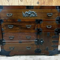 s0704605 箪笥 タンス 時代箪笥 当時物 和家具 アンテ...