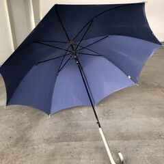 【0円！】傘　ネイビー　一部汚れあり