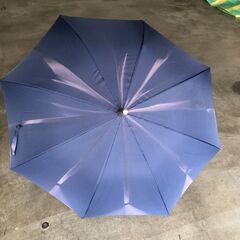【0円！】傘　ネイビー　一部汚れありの画像
