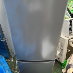 ■2022年製美品★　三菱電機 ボトム冷凍室2ドア冷蔵庫 146L★ MR-P15G-H マットチャコール■