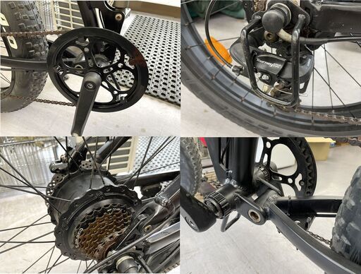 MOVE X ファットタイヤ型E-Bike 付属品あり 電動アシスト自転車