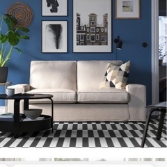 イケア　KIVIK シーヴィク家具 ソファ 3人掛けソファの画像