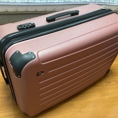 郡山市　自宅保管　キャリーケース　ピンク　
Lサイズの画像
