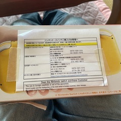 任天堂  switch lite イエロー　2024/07/05 購入の新品未使用品です。の画像