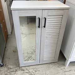 I2407-122 シューズボックス ミラー付き 汚れあり 中古