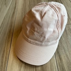 2-4歳向け　H&M ピンクキャップ　猫柄