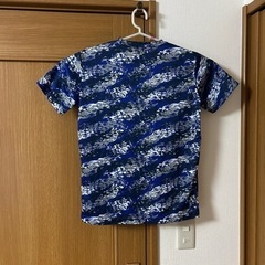 ローリングス　ブルー柄Tシャツ　Sサイズの画像