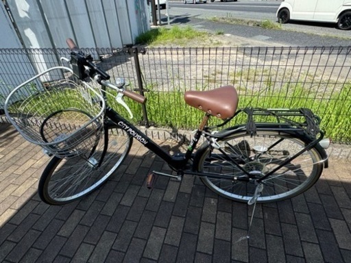 27インチ　６段変速　自転車 クロスバイク