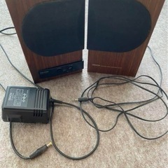 DENON SC-P7　木のスピーカー 通電確認のみの画像