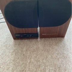 DENON SC-P7　木のスピーカー 通電確認のみの画像