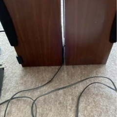 DENON SC-P7　木のスピーカー 通電確認のみの画像