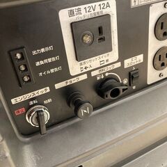 【中古】【動作OK】【店頭引取限定】AIRMAN インバータ発電機 HP2800SV 2.8KVA セル付 66,000円（税込）の画像