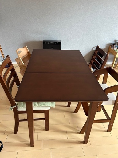 ダイニングテーブル 美品　2way使用可能