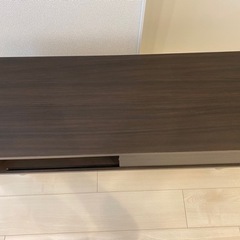 ニトリ　テレビ台　ダークブラウンの画像