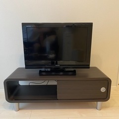 ニトリ　テレビ台　ダークブラウンの画像