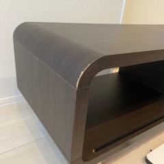 ニトリ　テレビ台　ダークブラウンの画像
