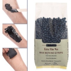 脱毛ワックス ハードワックス ブラジリアンワックス 顔 鼻 全身脱毛 500g (カモミール)の画像