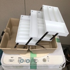 未使用ルアー釣り収納3段ケースの画像