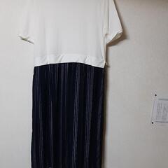 レディース　切り替えデザインワンピース【札付(値段札付)　夏の画像